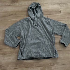 Men’s LL Bean Gray Hoodie Athletic Sweatshirt